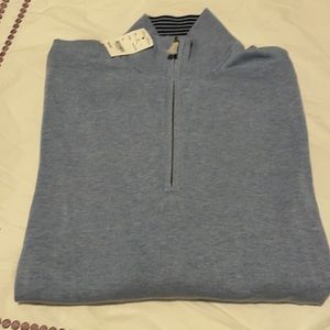 Brooks Brothers blue cotton pullover. Size Men Med. NWT